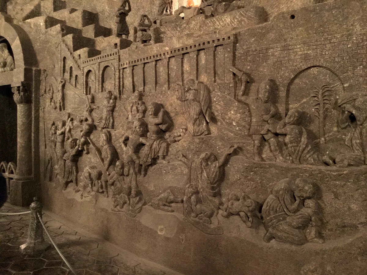 Muurtekening Wieliczka