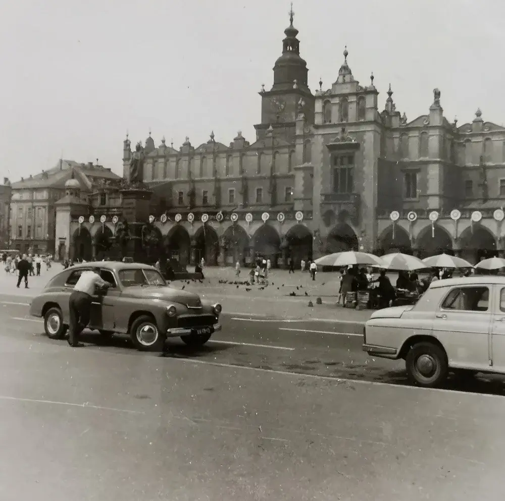 Auto grote markt Krakau