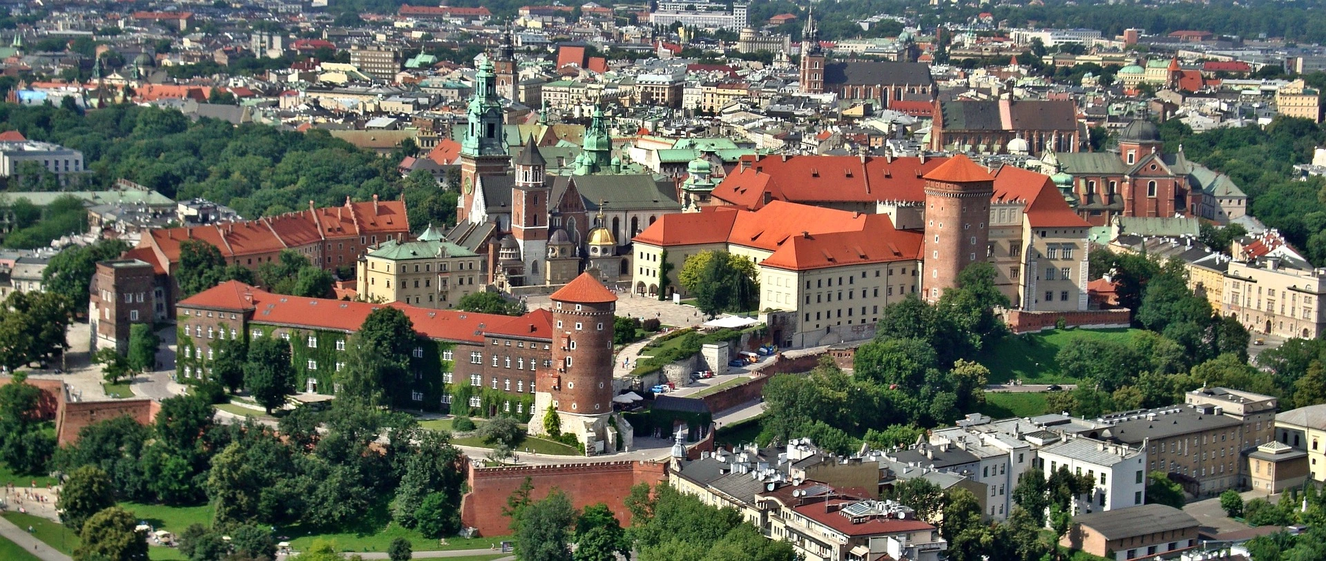 Luchtfoto Wawel